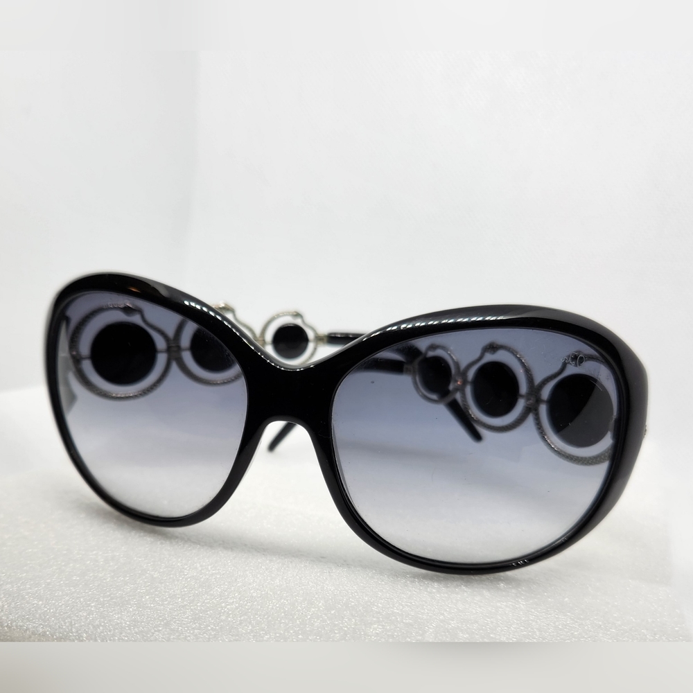 ROBERTO CAVALLI Womens Black 135 mm UV  Polarized Round sunglasses